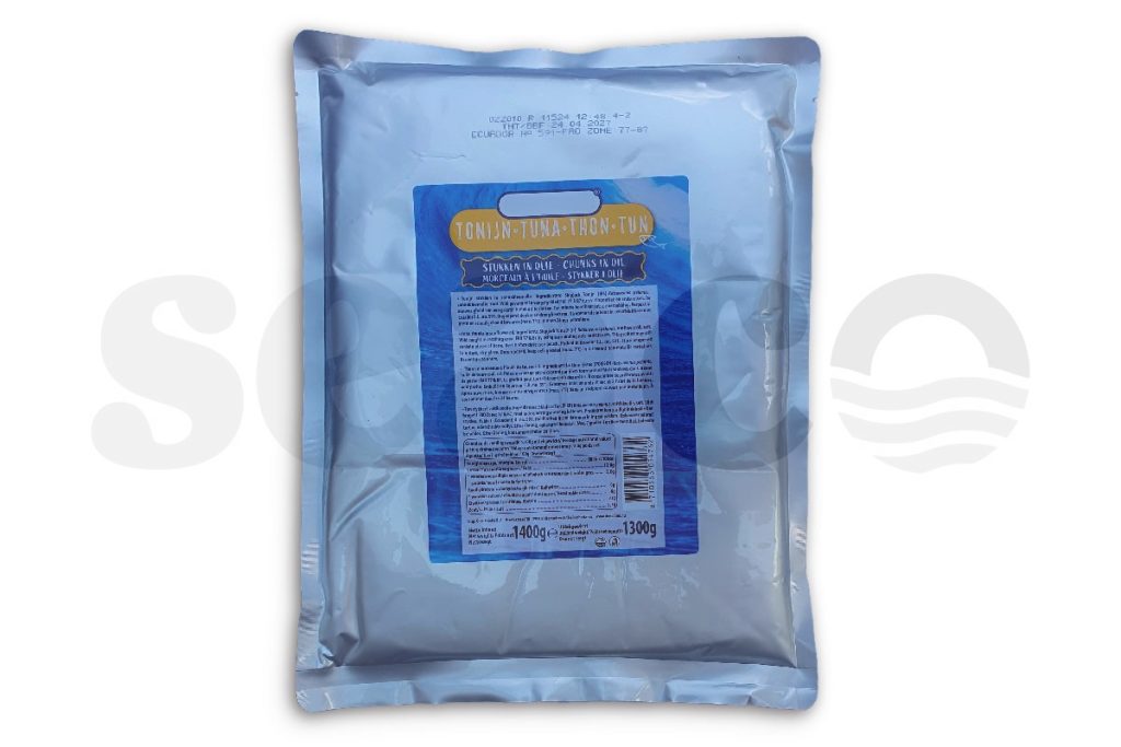 Tonijnchunks in olie zk 1,4kg